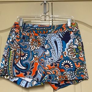 JCrew paisley shorts